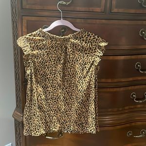Animal print FATE blouse